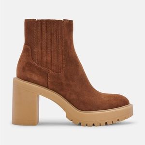Dolce Vita Castor H2O Bootie in Camel Suede